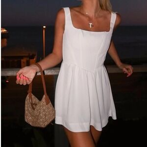 Show Me Your MuMu White Mini Dress